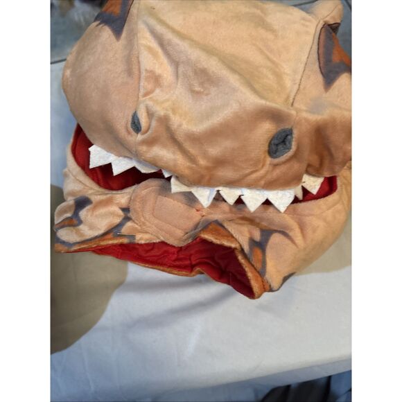 Child DINOSAUR with DINO EGG Halloween Costume (Size S- 5-7 years) T-REX Brown - Picture 3 of 9